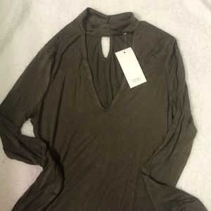 Toni Olive Green Bodysuit (new with tags)